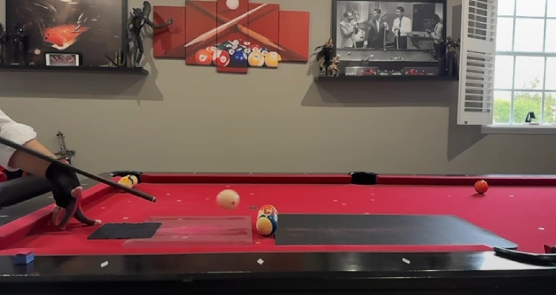 Discontinued - Predator Air Rush Red Jump Cue with Sport Wrap