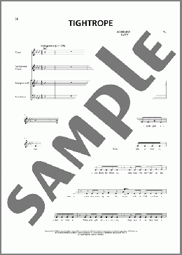 楽譜一覧】タイトロープ - ヤマハ「ぷりんと楽譜」