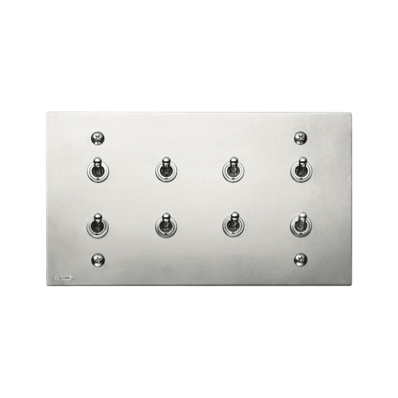 トグルスイッチ プレート01-2横 | LT-PS002-05-G141 | スイッチ | 照明