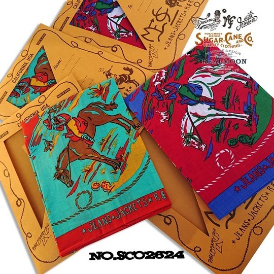 MISTER FREEDOM × SUGAR CANE バンダナ No.MF-SC02766 (旧品番:SC02624