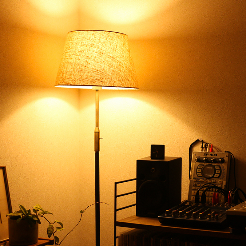 わたしの愛用品-シャープでクラシカルな佇まいのフロアライト Delicia