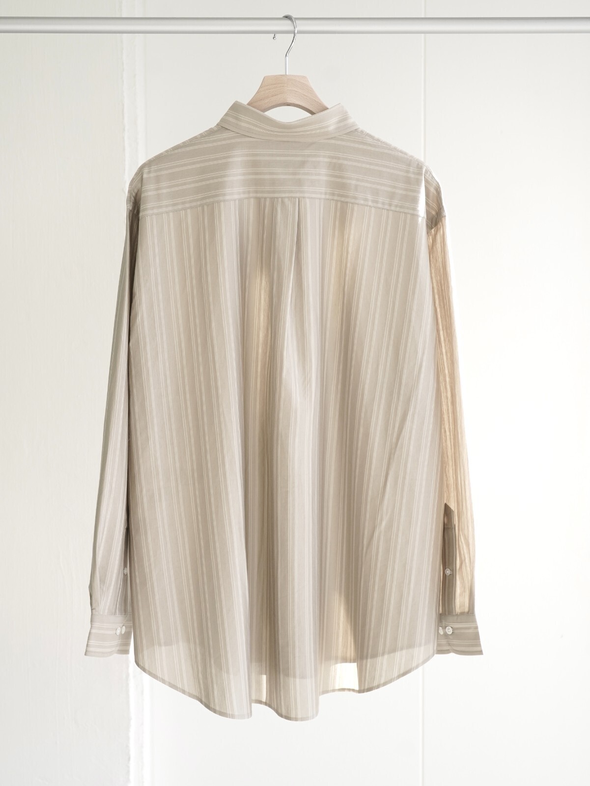 46G Atmosphere Stripe L/S Shirt - KANEMASA PHIL. WOMENS & MENS