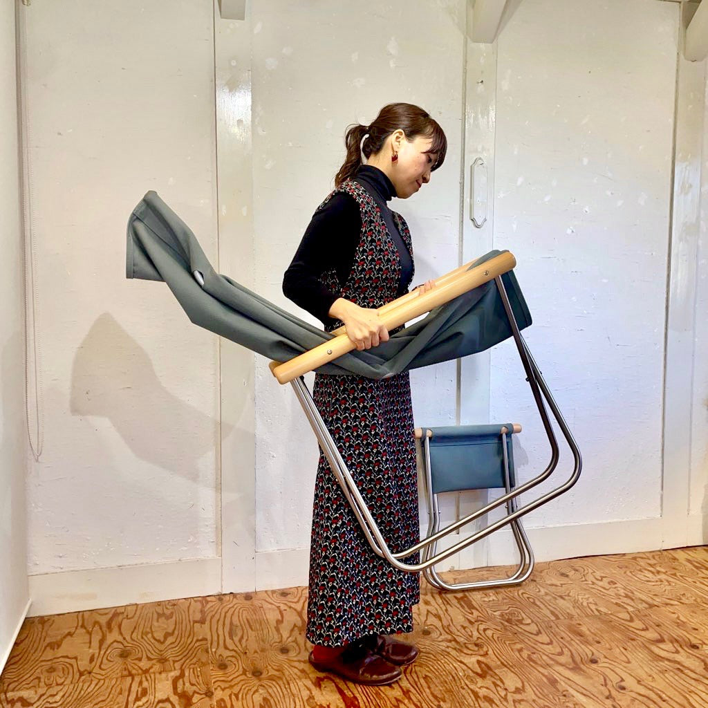 ニーチェア / Nychair X オットマン付き グレー 新居 猛 中古