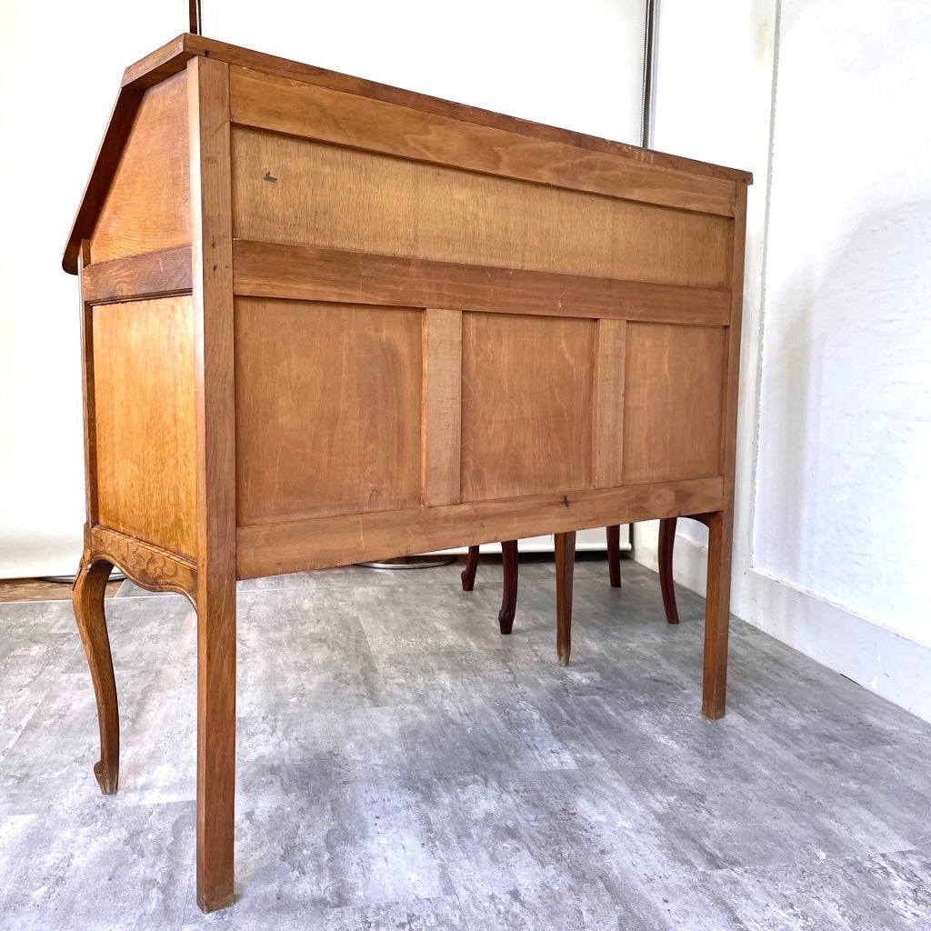 アンティーク ライティングビューロー キャビネット チェスト デスク