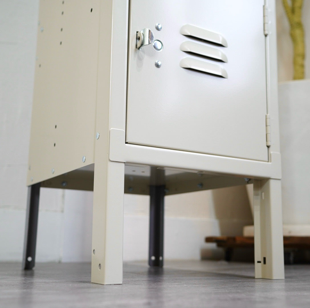 リオン / LYON 5段 スチールロッカー ルーバー アメリカライトグレー