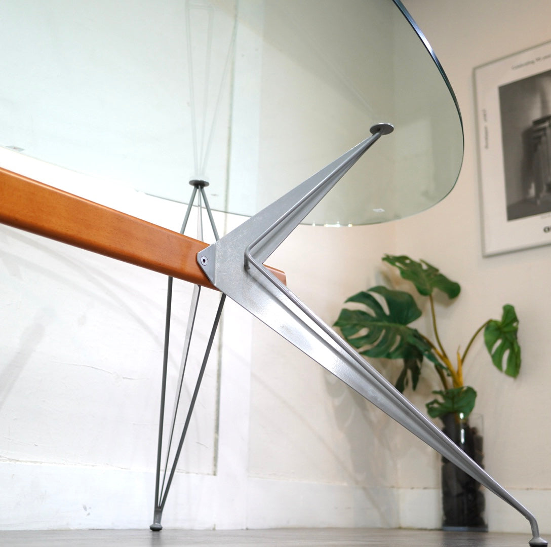 ファセム / Fasem T-38 ガラストップテーブル ダイニングテーブル