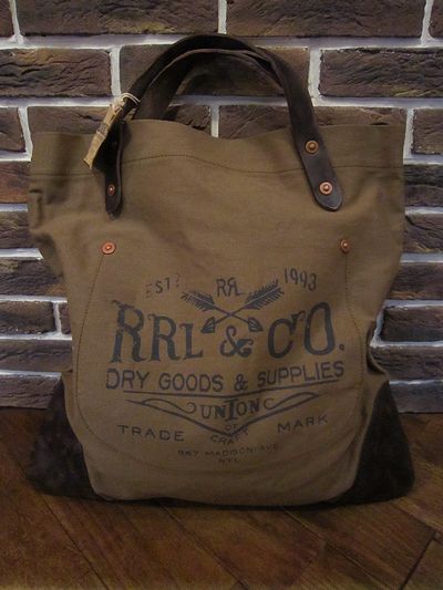 RRL等の通販サイト【RHYTHM】RRL(ダブルアールエル) 2WAY MARKET TOTE