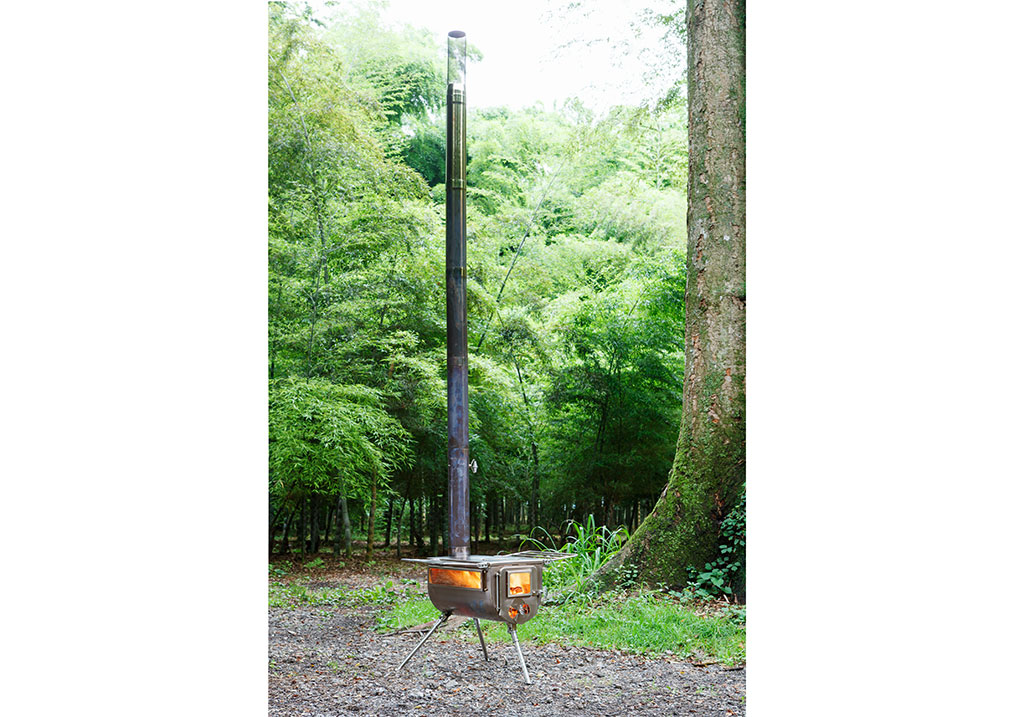 ウッドストーブサイドヴューMサイズ ケース付き2点セット｜tent-Mark