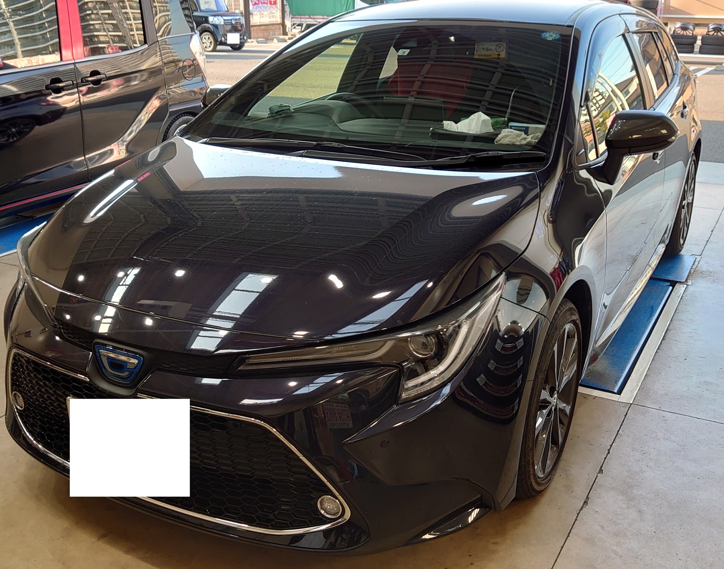 トヨタ カローラツーリング タイヤ交換 215/45R17 TURANZA（トランザ