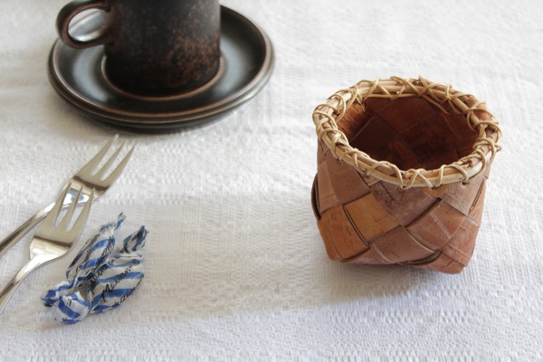 白樺のかご 小さなかご / S size