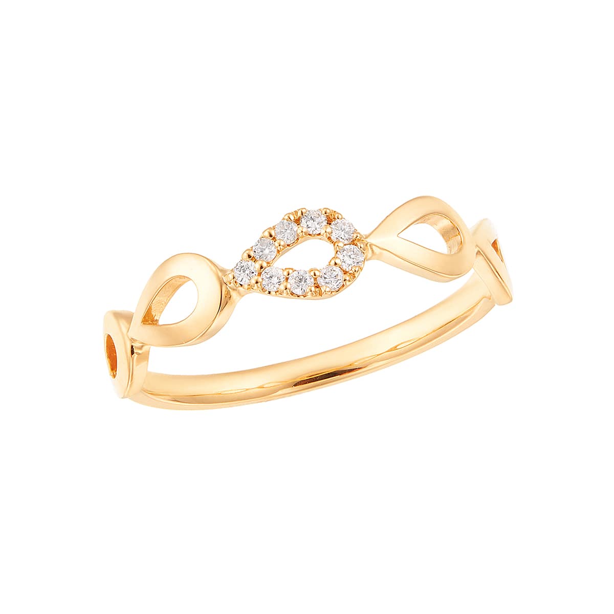 K18イエローゴールドダイヤモンドリング(RFR036-001)|TSUTSUMI