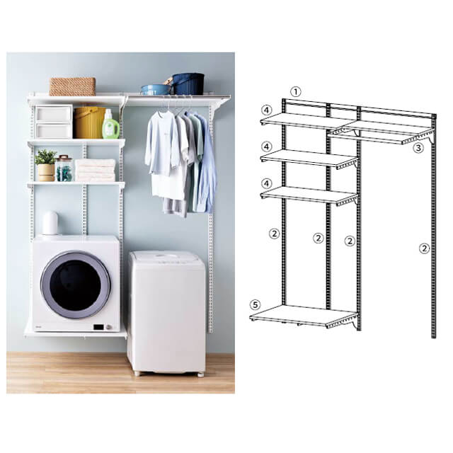 藤山 KS-1560CL4 フィットラック乾太くん専用台