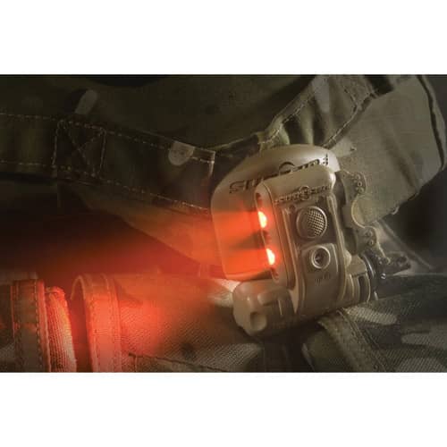 Surefire Led Helmet Light White Red Ir Hl1 C Tn