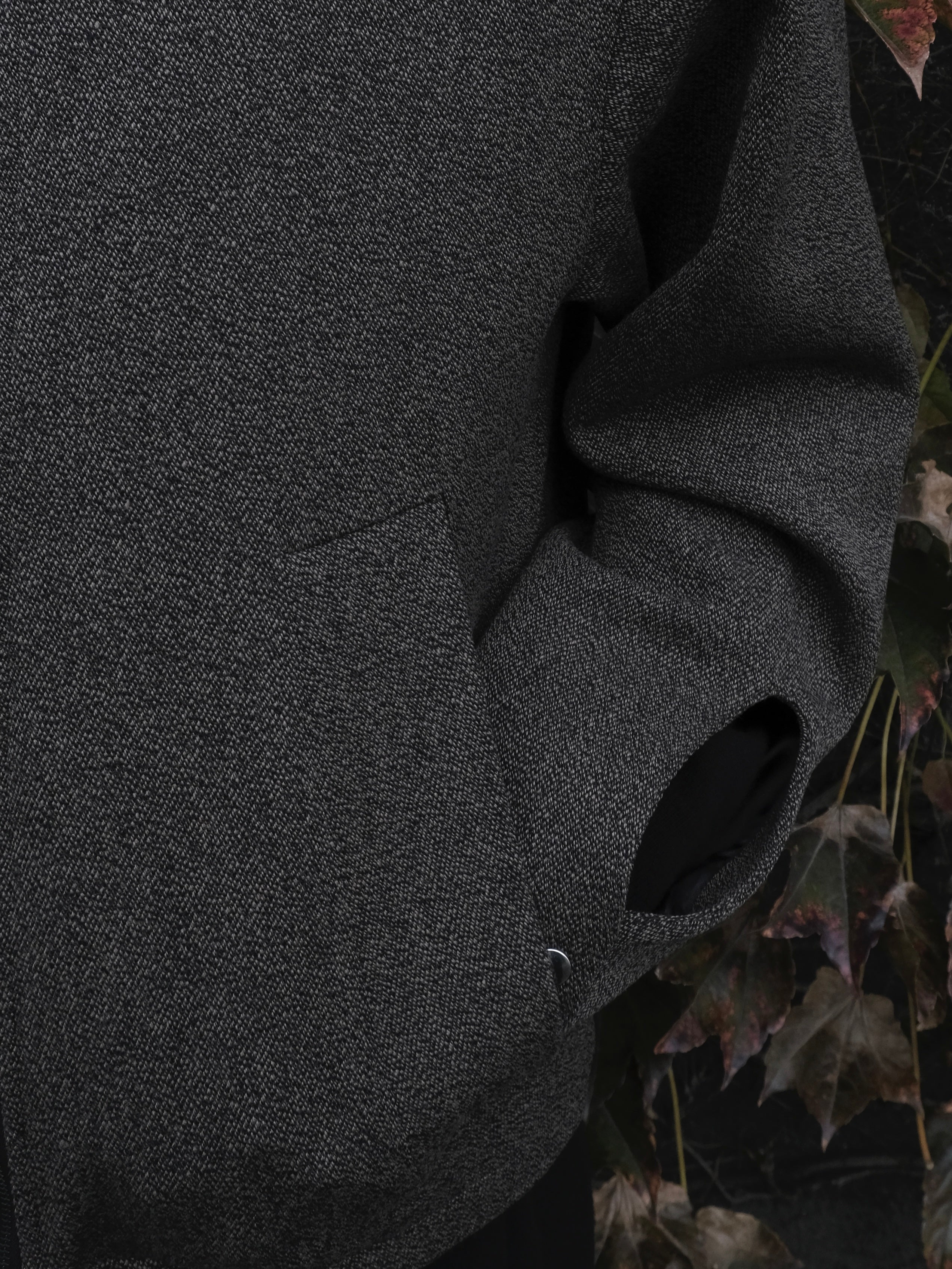 Relaxed Jacket in Wool/Leather – VUJA DÉ