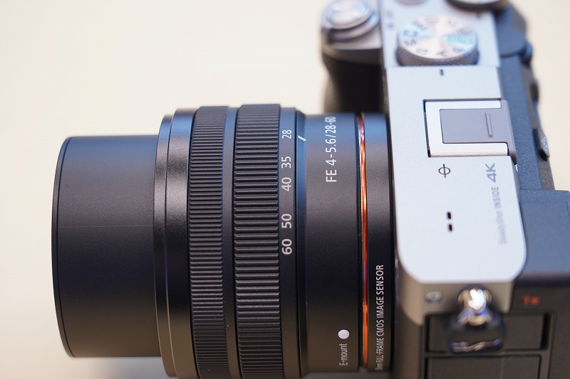 最軽量、最小サイズのフルサイズ対応ズームレンズ「SEL2860」がついに