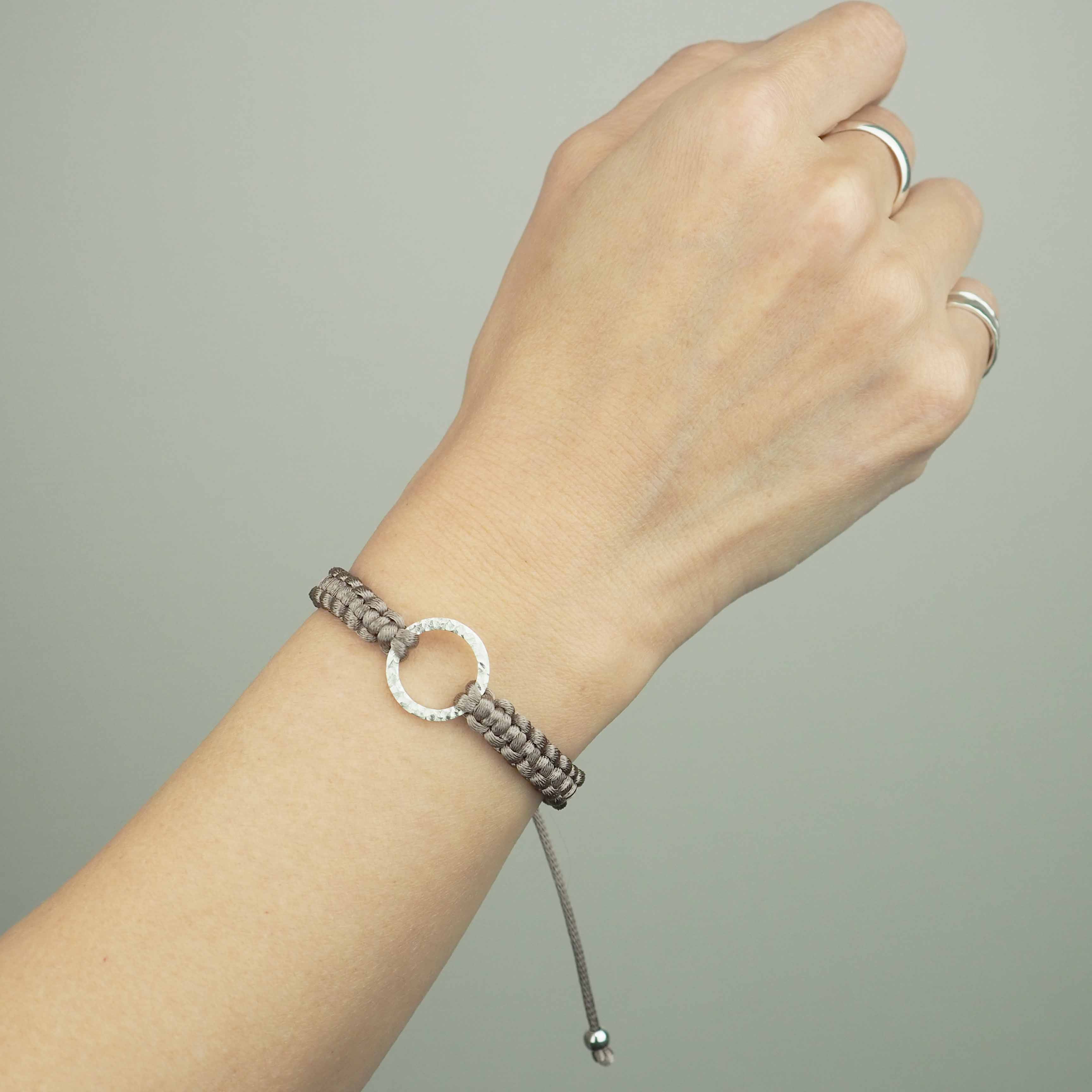 Bracelet -Dawn- Antique Brown シルバー ブレスレット – yuzen-official