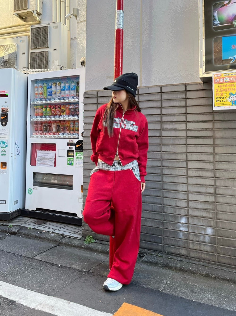 Check pattern sweat pants – YZ