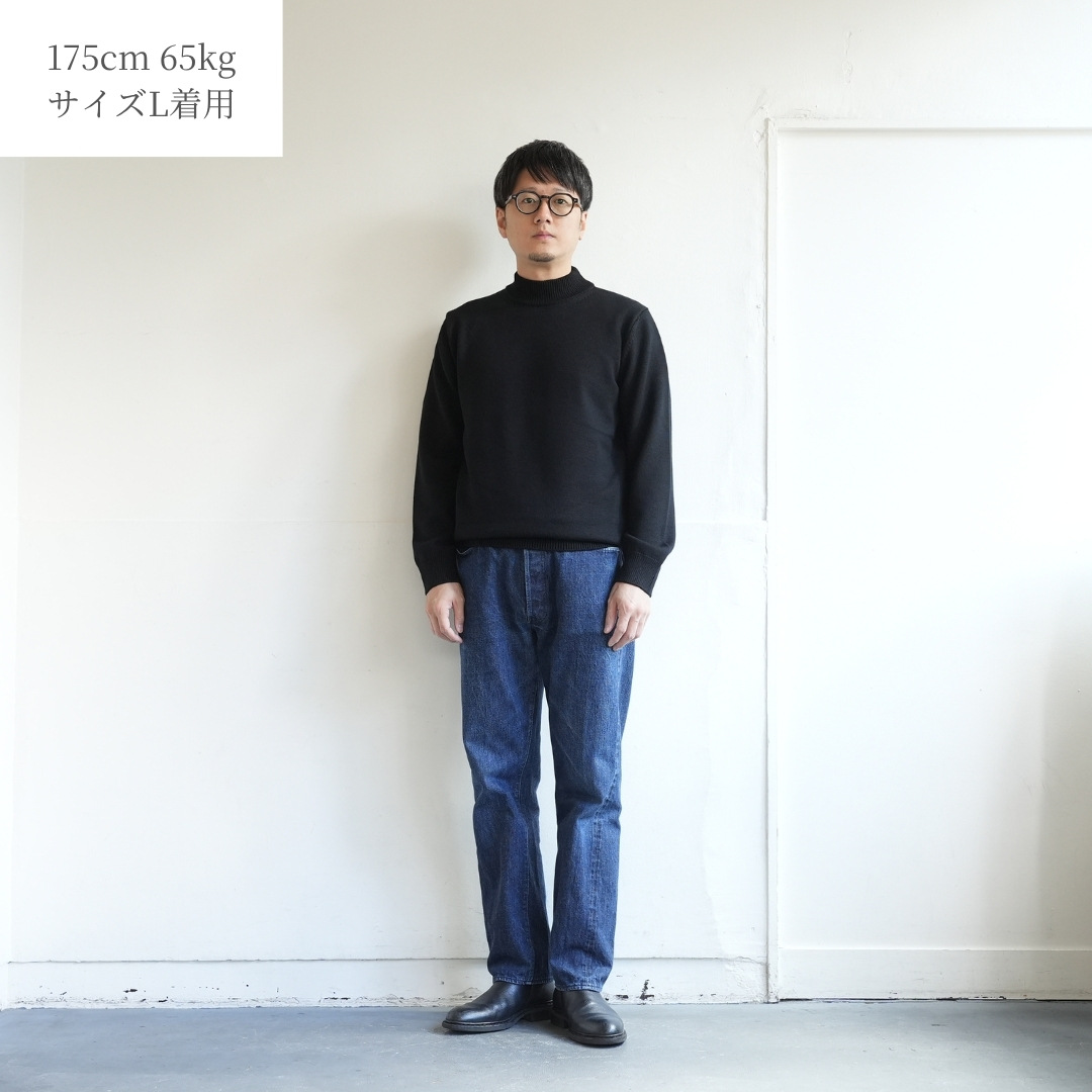 MOONCASTLE（ムーンキャッスル） H/W MERINO MOCKNECK - ZABOU