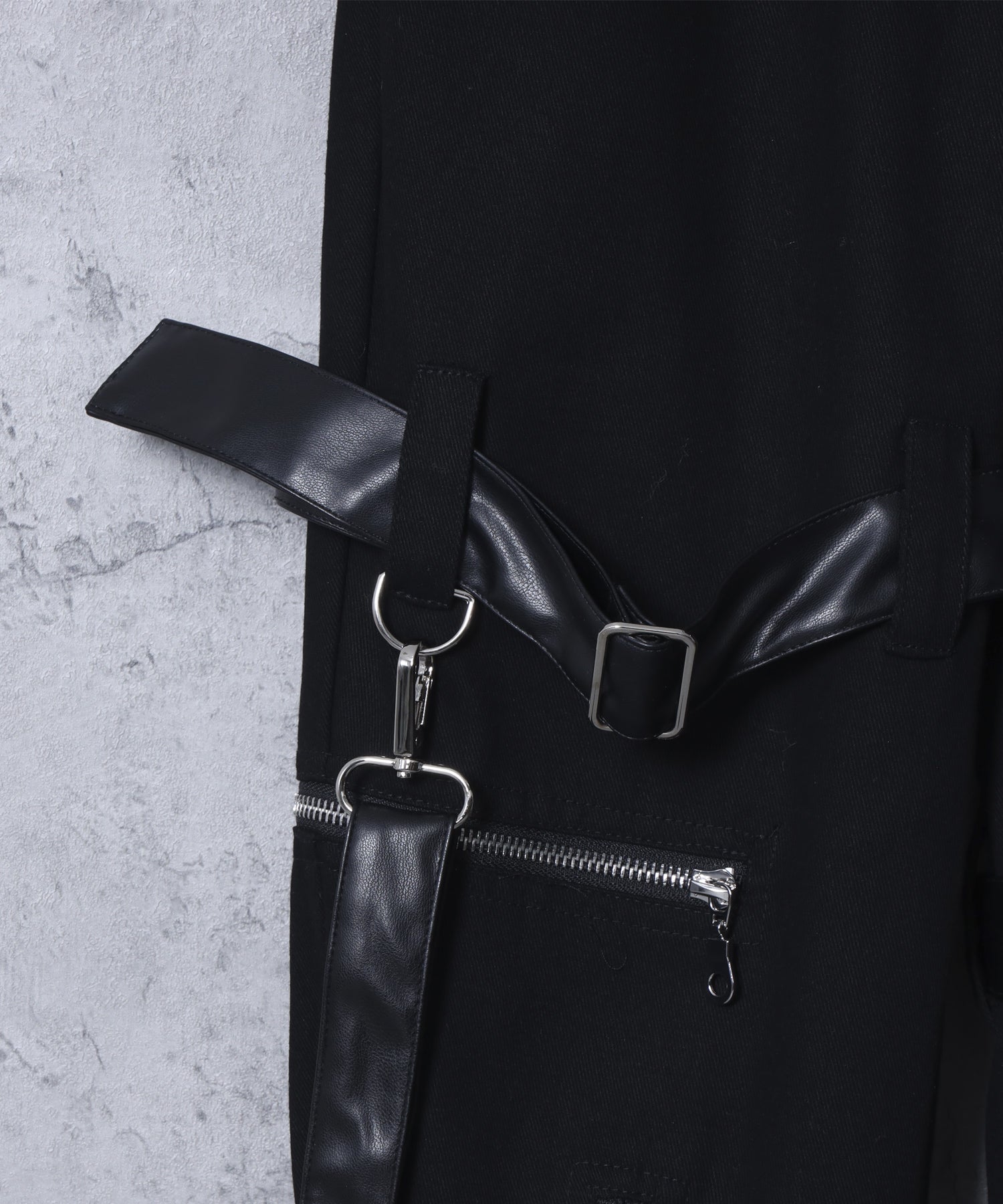 サスペンダーベルトZIPパンツ– A AM STUDIO