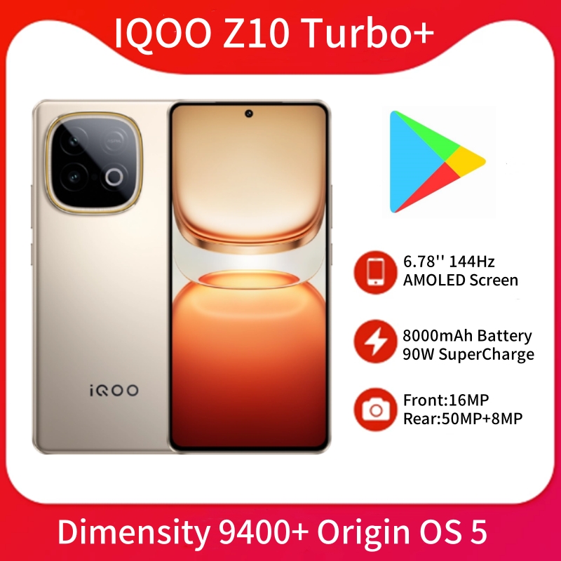 中国版 Vivo IQOO Z10 Turbo Plus 5G スマートフォン 6.78インチ 144Hz