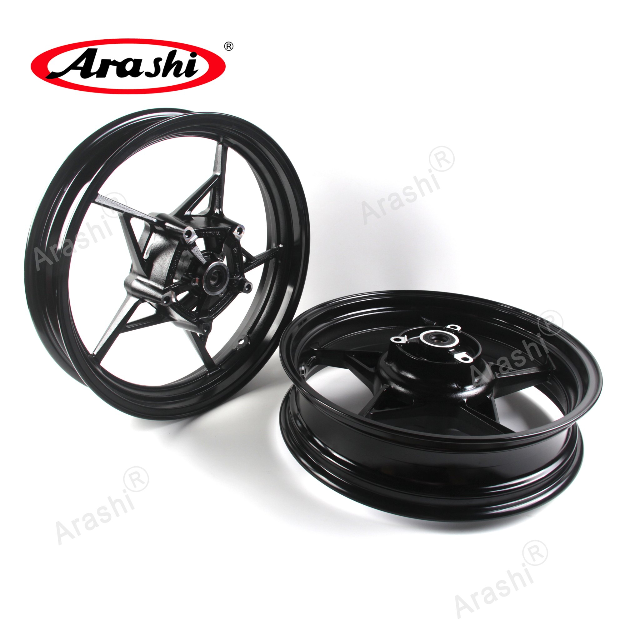 ARASHI 17 inch Front Rear Wheel Rim Set For KAWASAKI Ninja 400