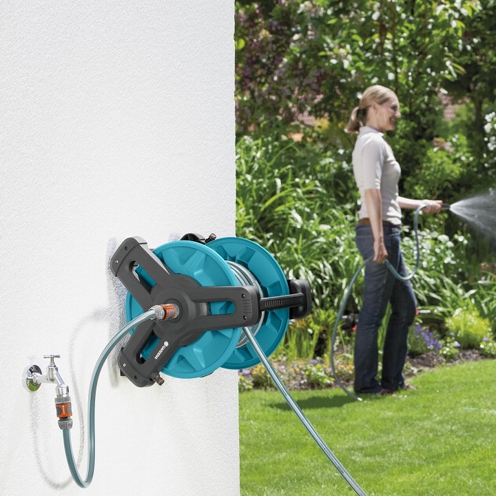 Classic ホースリールセット 20m 壁掛（ポータブル両用） /A: ガーデン