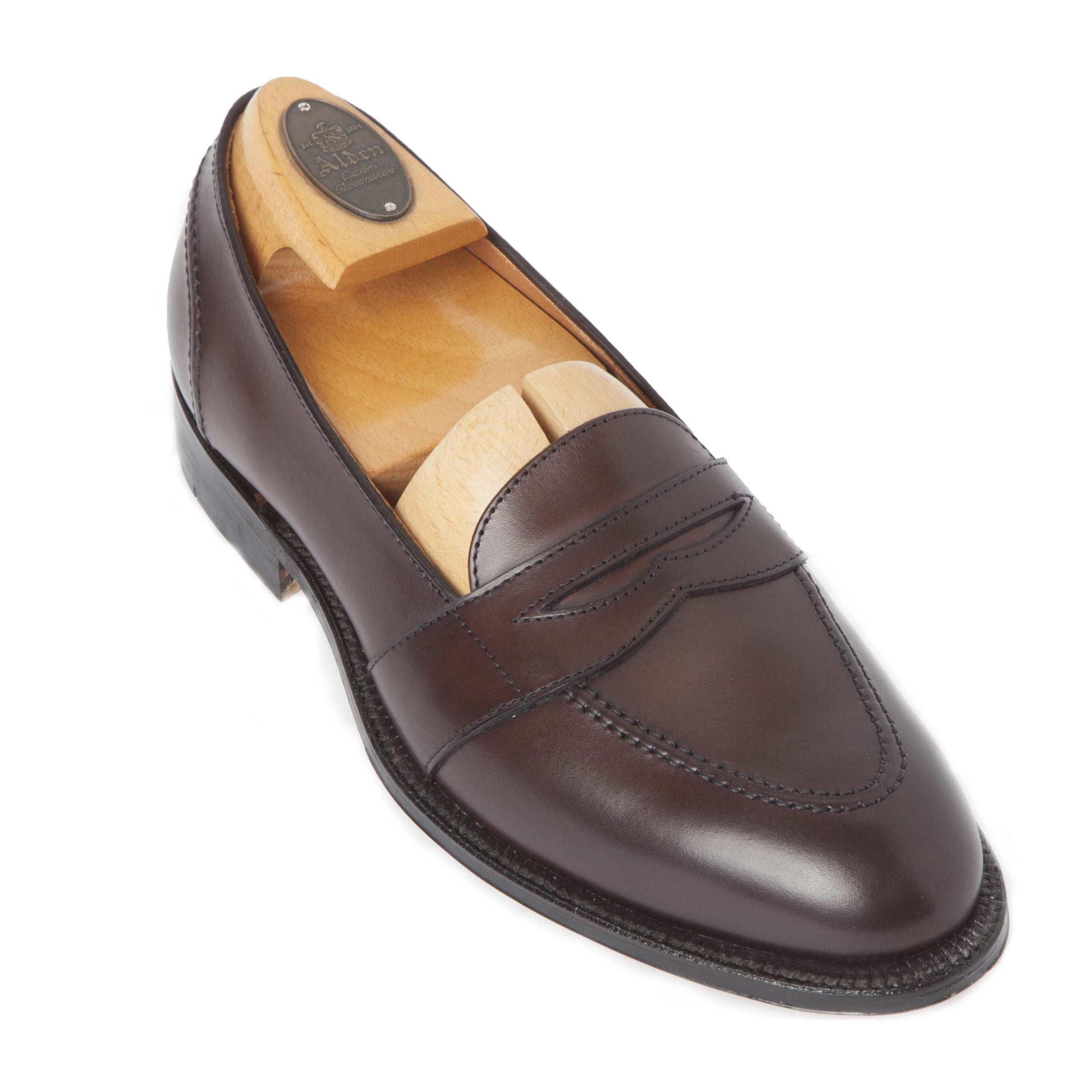 686 - Full Strap Loafer in Brown Calfskin – ALDEN SHOES