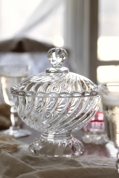 アンティークバカラ シュクリエ ボンボニエール baccarat bambous tors