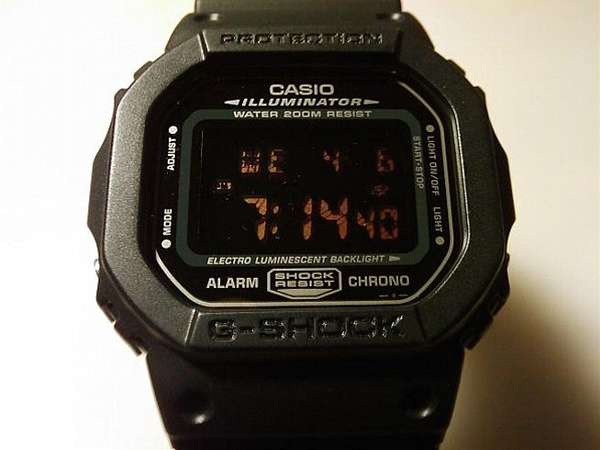 カシオ G-Shock DW-056BK-1V リアルブラック・スピードモデル 付属品
