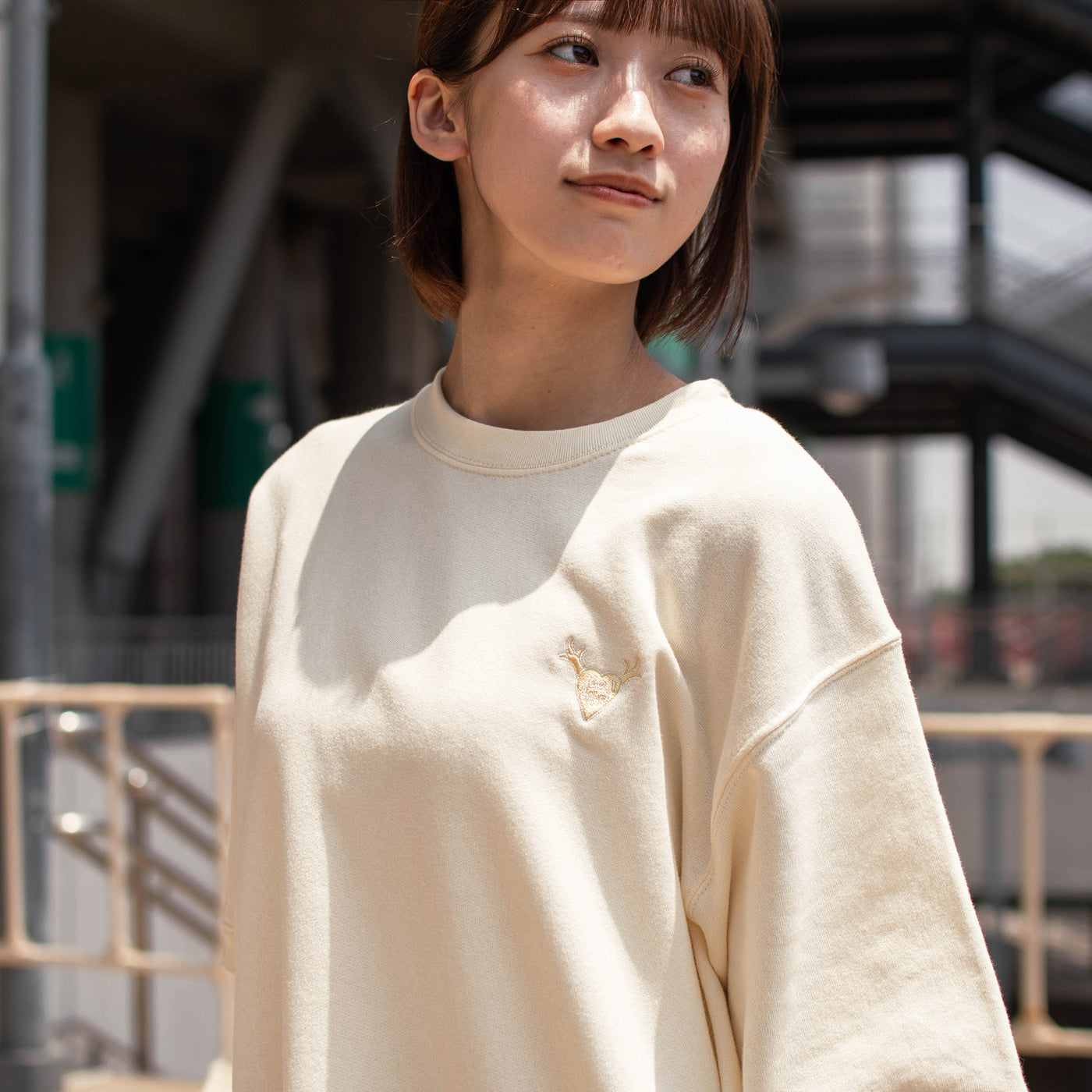 tsuno heart ショートスリーブスウェット（NATURAL） – 鹿島