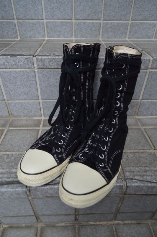 USED】NUMBER NINE(ナンバーナイン)12ホールハイカットスニーカー