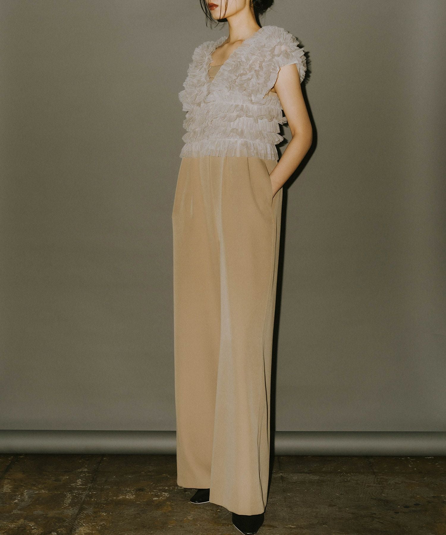 tulle vest all in one dress | ANDRESD