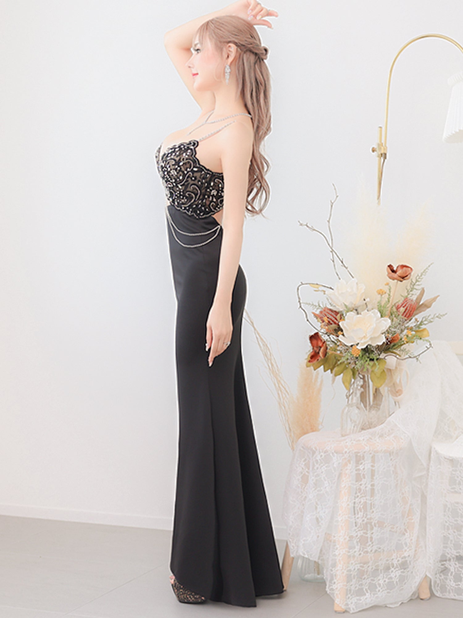 AngelR [エンジェルアール] アッパーフラワー / パールチェーン