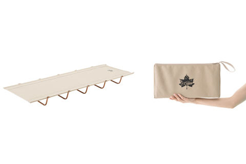 ロゴス、組み立て・撤収が容易な軽量コンパクトベッド 「Tradcanvas