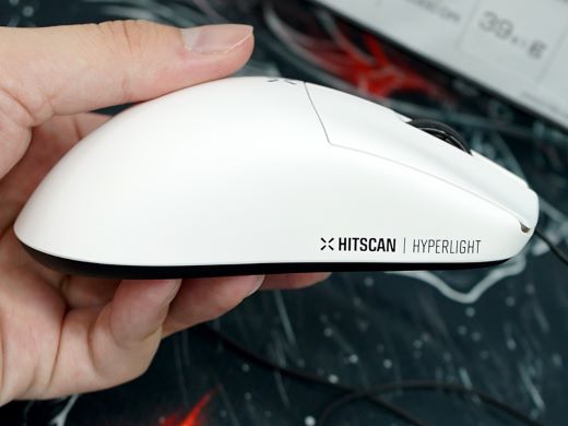 重量39gの軽量ワイヤレスゲーミングマウス「HITSCAN Hyperlight」が