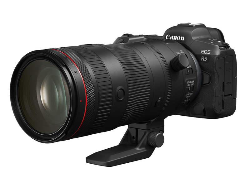 キヤノン、大口径標準ズーム「RF24-105mm F2.8 L IS USM Z」。パワー