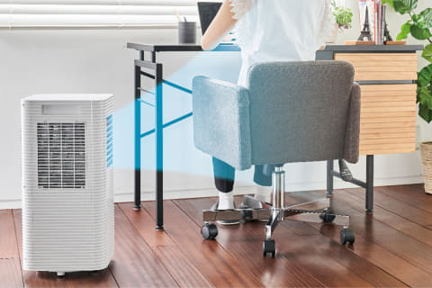 ドウシシャ、取付工事不要のポータブルクーラー。除湿もできる - 家電