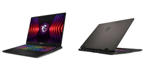 MSI、第14世代Core/RTX 4070 Laptop搭載の16型ゲーミングノートなど