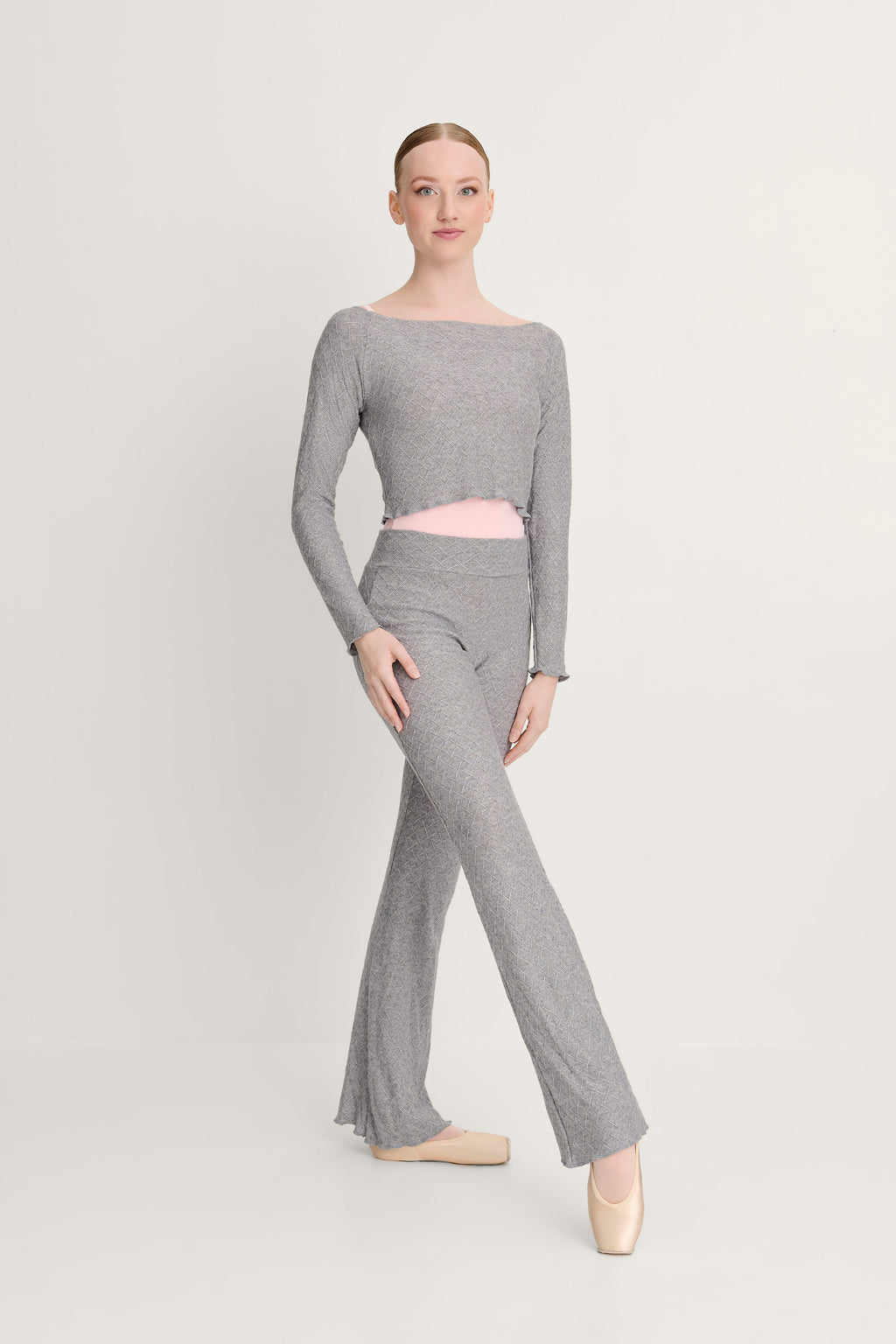 インターメッツォ バレエ ニットフレアパンツ グラシエラ（子供＆大人