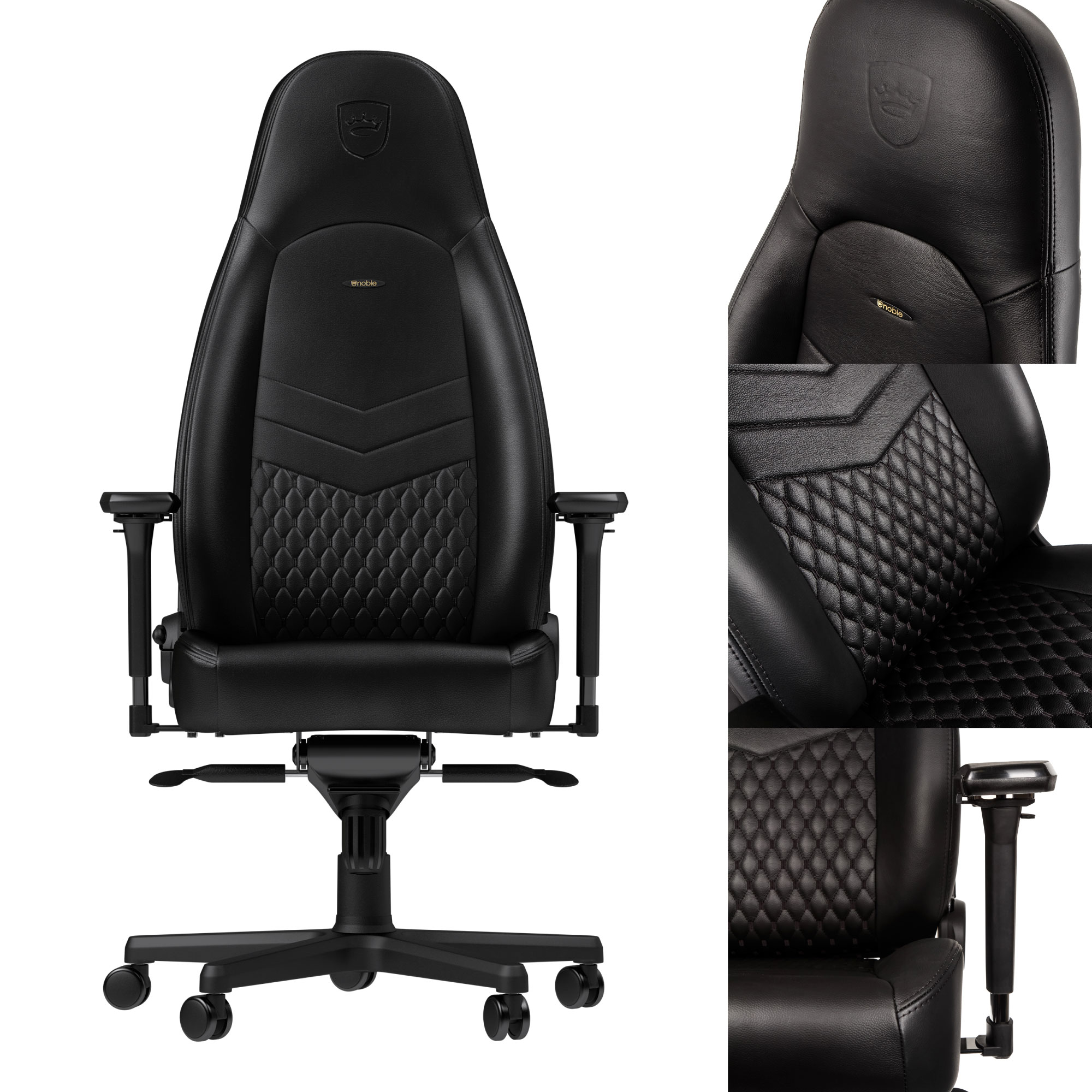 noblechairs ICON - Real Leather - ゲーミングチェア - 株式会社