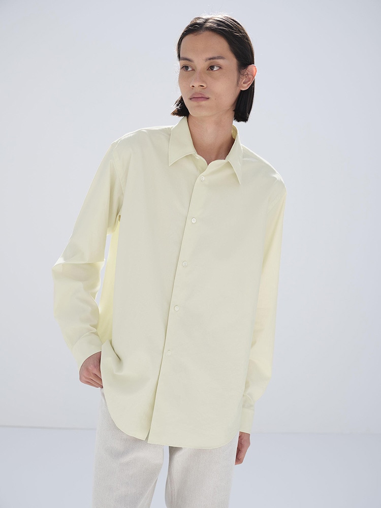 WASHED FINX TWILL SHIRT - AURALEE Official Website
