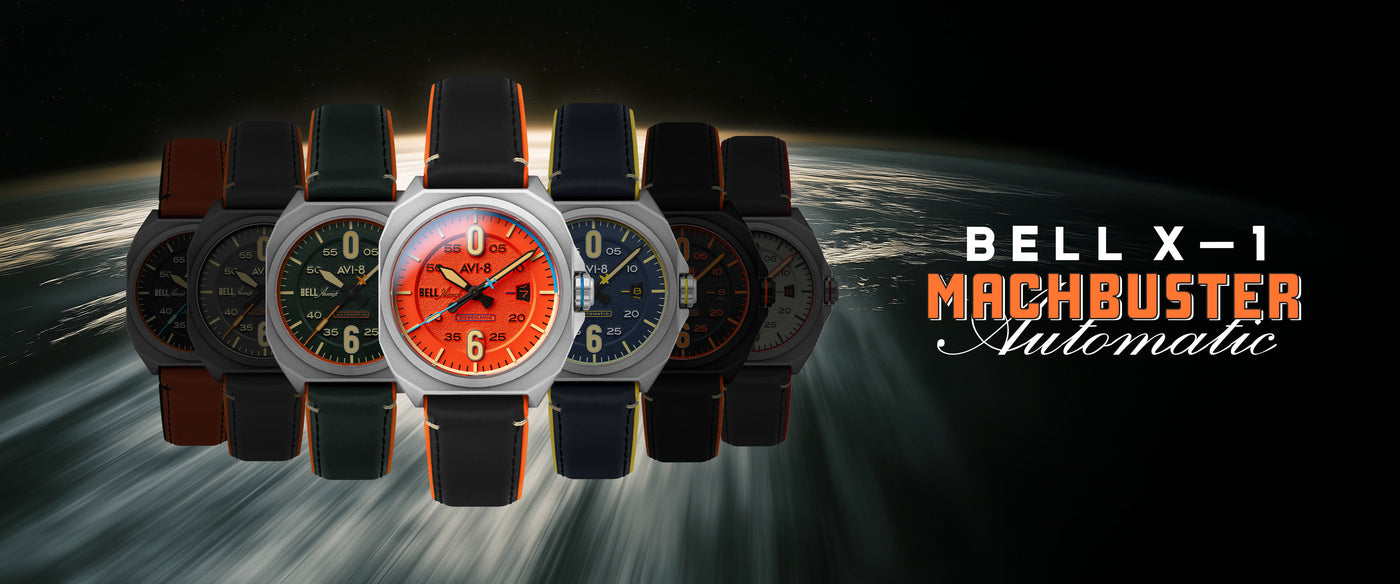 BELL X-1 MACHBUSTER AUTOMATIC AV-4115 – AVI-8 Timepieces