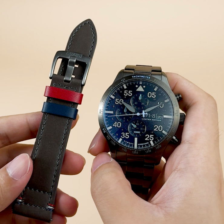 Hangar Grey | Hawker Hurricane 90th Anniversary Chronograph