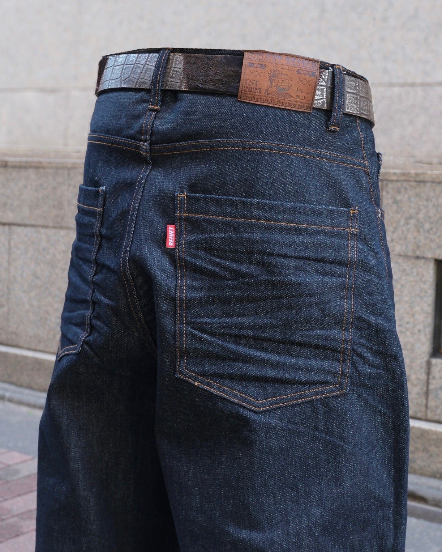 Baggy rigid denim – BELVET