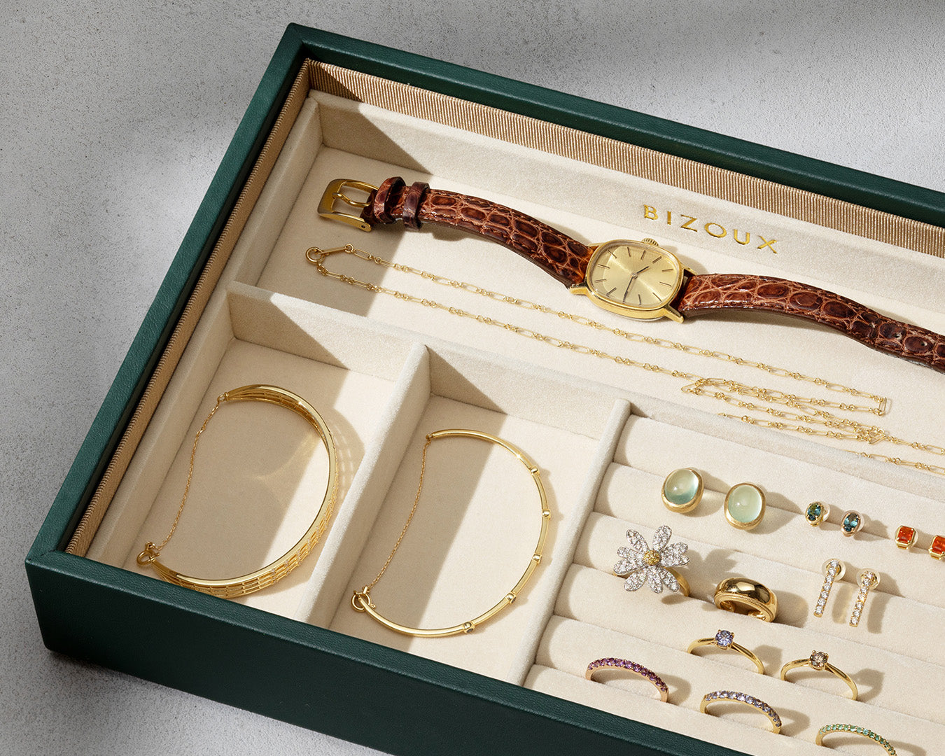 即日発送】ジュエリーボックス(2段セット)・ビジュティエール