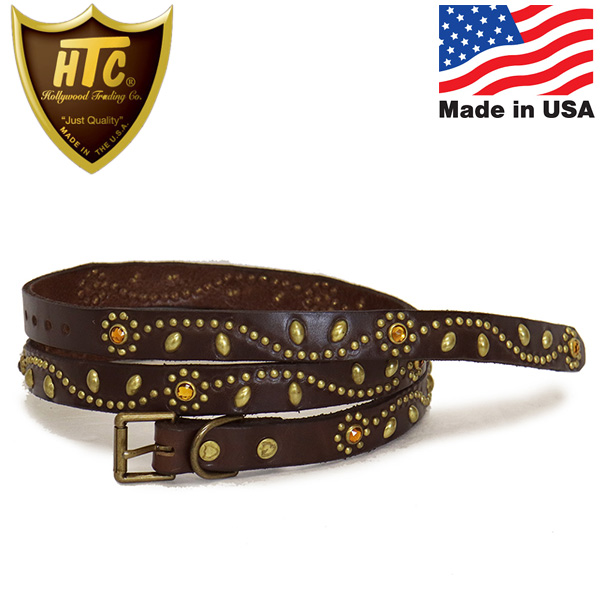 正規取扱店 HTC(Hollywood Trading Company) Belt #SN-32 Stone 0.75