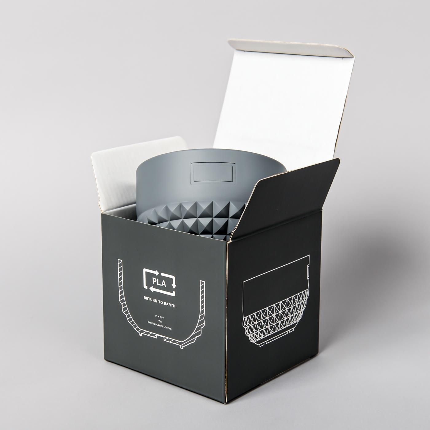 BOTANIZE PLA POT BOWL STUDS “Gray” φ11cm