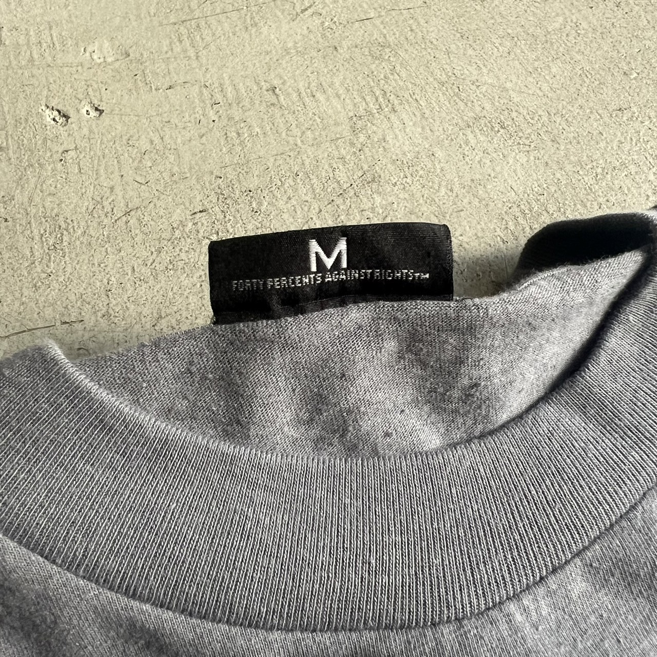 90s Forty Percent Against Rights Print Tee - blue room