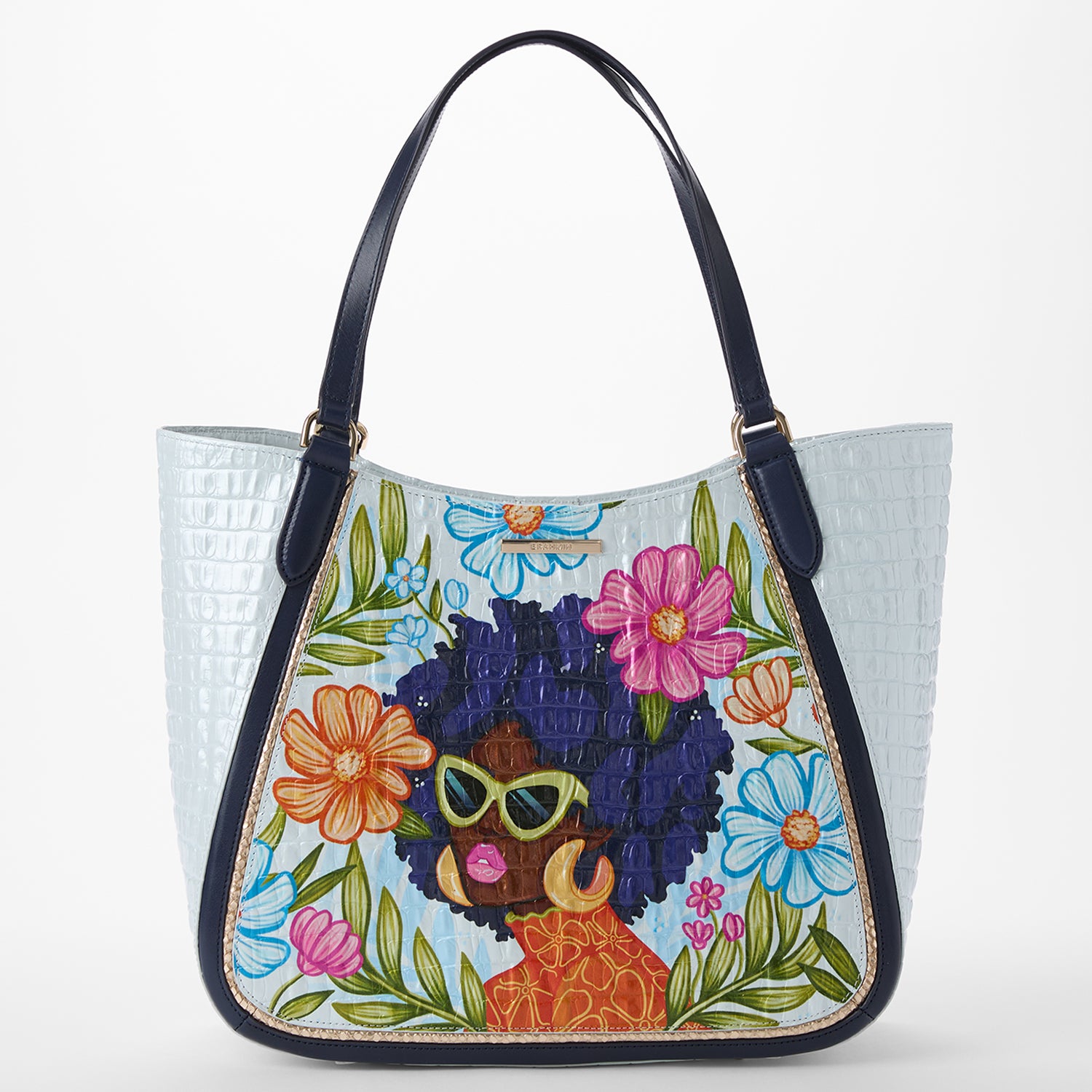 Aliza | Aura Blue Wild Bloom | BRAHMIN