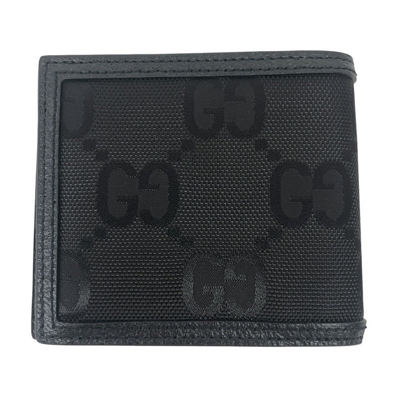 GUCCI】グッチ オフザグリッド 625574 二つ折り財布 メンズ 黒 ブラック